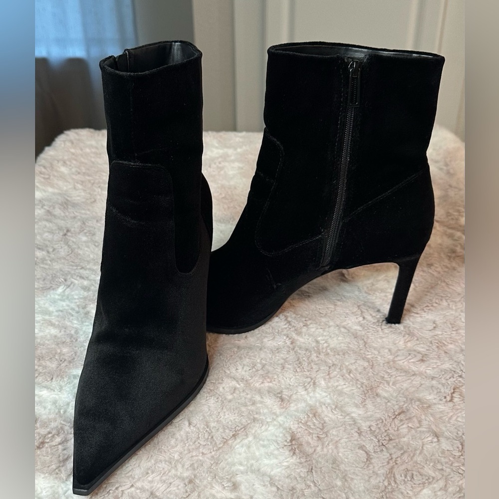 Zara Black Ankle Boots - Picture 4 of 14